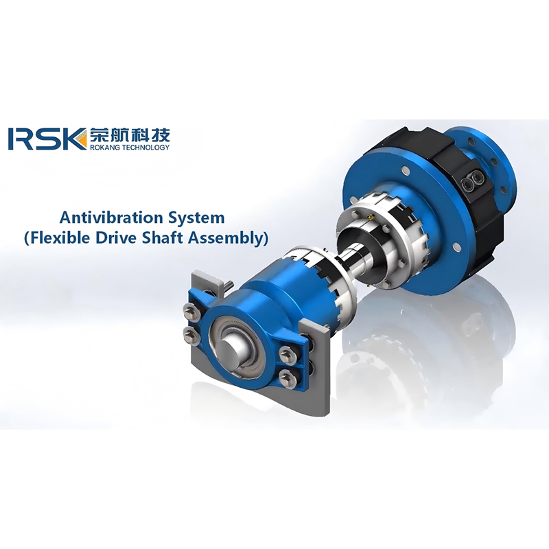 RSK-fremstillet antivibrationssystem (flexbile drivakselsamling) til marine applikationer, især til yachter